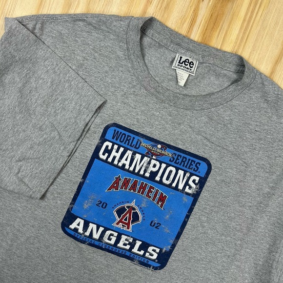 Vintage Other - Vintage Y2K Lee Sport Anaheim Angels 2002 World Series Champions‎ T-Shirt XL